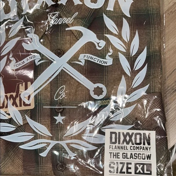 Dixxon The Glasgow Flannel NWT Men’s Shirt XL - Picture 7 of 8